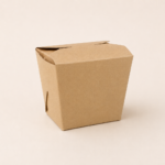 Kraft paper noodle box for takeaway noodles and Asian food packaging
