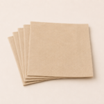 Disposable kraft paper dinner napkins designed for restaurants, cafés and everyday food service.